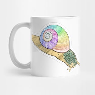 Rainbow Snail Mug